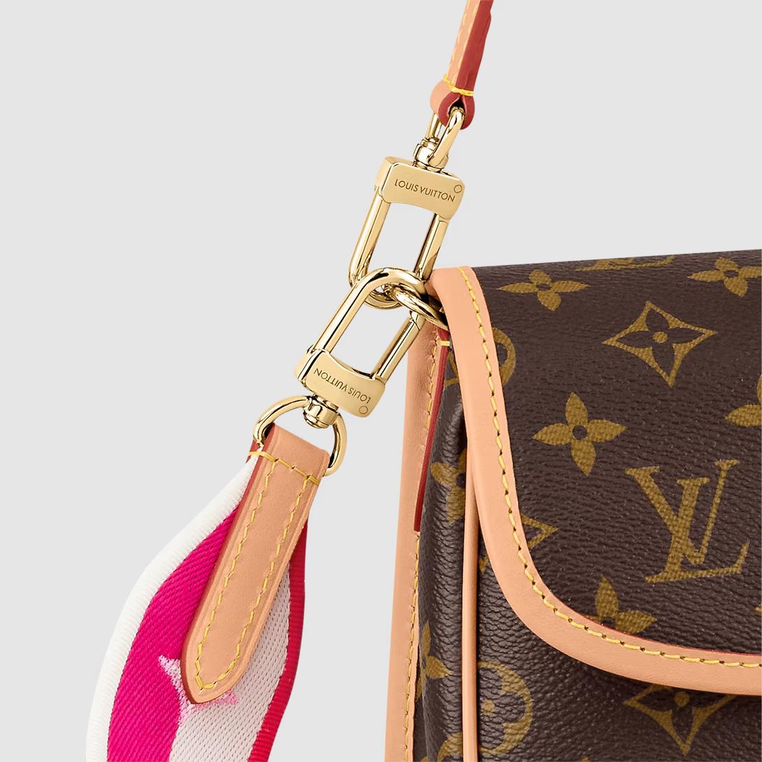 Túi Louis Vuitton Diane Monogram Nữ Hồng Nâu